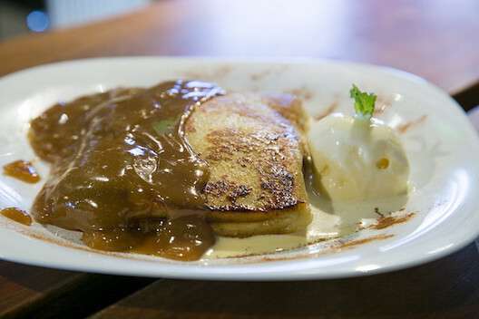 Boxty Doce de Leite - Panqueca típica da Irlanda, com recheio de banana e doce de leite, no Mulligan Irish Pub - R$ 15 (para 2 pessoas) - Foto: Divulgação