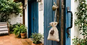 Pendurar um pequeno saco de cravo-da-índia na porta da frente: por que é recomendado e para que serve