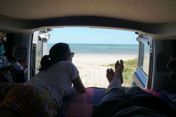 Elka e Luis deixaram manaus a bordo 'motorhome'