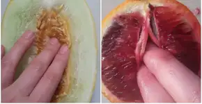 Mulher ‘masturba’ frutas para discutir os tabus da masturbação feminina