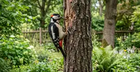 Dicas geniais para alimentar os pássaros: é assim que os pica-paus chegam ao jardim