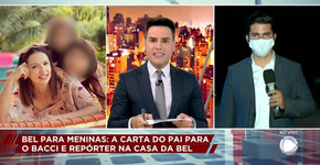 Pai de Bel para Meninas envia carta para Bacci e é criticado ao vivo