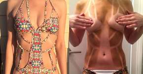 Modelos de biquíni estão deixando marcas estranhas nas mulheres