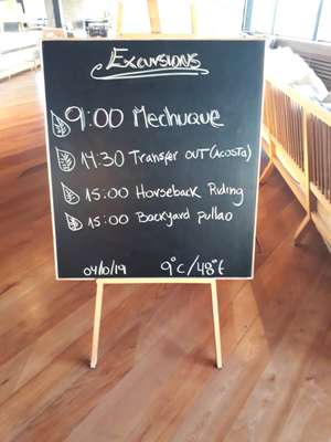 Todos os dias o hotel oferece excursões aos hóspedes 