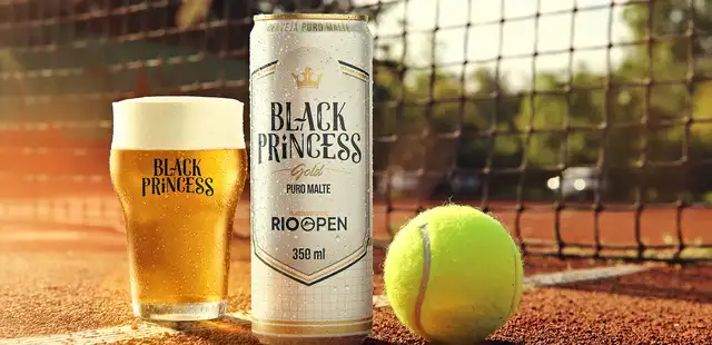 Black Princess entra no clima do Rio Open 2026 com lata especial inspirada no torneio