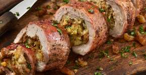 Lombo de porco recheado para impressionar os amigos!