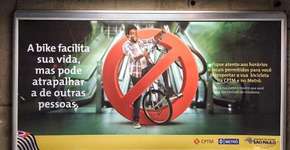 Metrô de SP ganha Troféu Close Errado em publicidade contra bikes