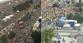 Fake news: foto de ato pró-Bolsonaro em Copacana é falsa