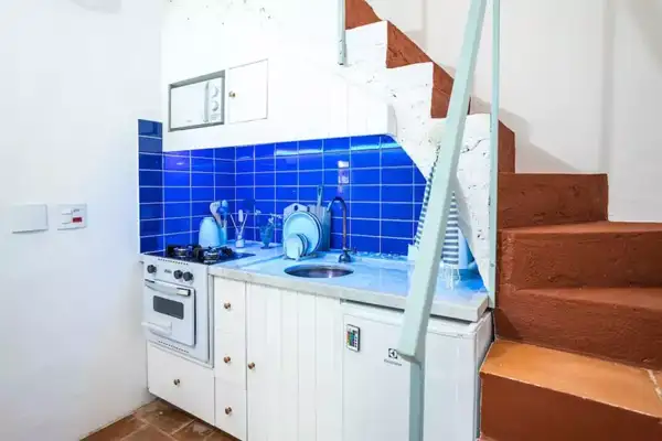 Acomodação tem cozinha completa