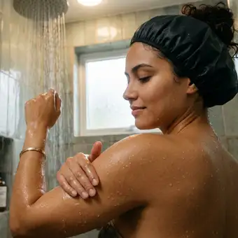 Featured mobile: Entenda por que trocar o sabonete comum por um óleo de banho ajuda a não coçar a pele seca