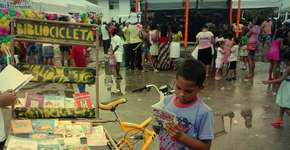 Bibliocicleta espalha e promove oficinas para incentivar a leitura