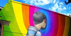 Artista cria grafites pelo mundo inspirados no universo infantil