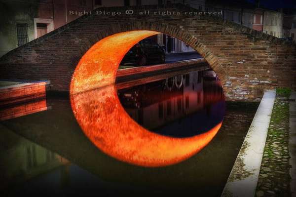 Moon Bridge, Ferrara, Itália