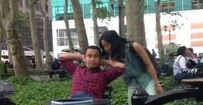 Mulher canta homens nas ruas para testar reações