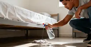 Por que é preciso borrifar vinagre embaixo da cama? O que isso significa?