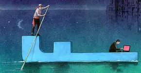 Artista polonês faz crítica ácida ao Facebook em gravuras