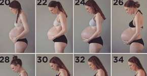 Mãe de trigêmeos mostra como ficou sua barriga após dar à luz