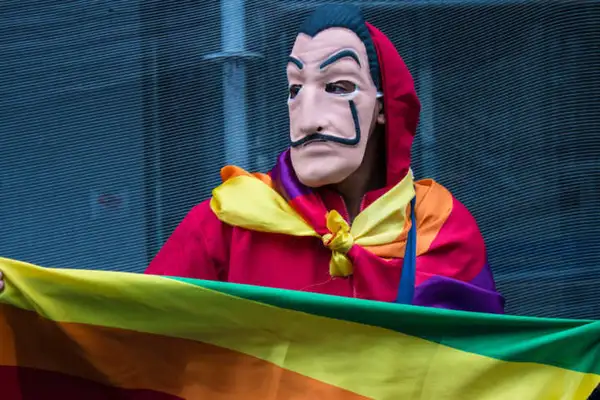 Parada LGBT na avenida Paulista 