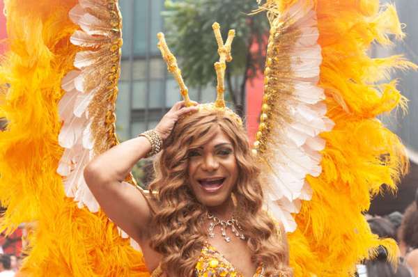 Parada LGBT na avenida Paulista 