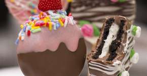 Aprenda a fazer pirulitos de Oreo decorados