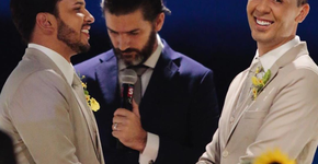 Após críticas, Carlinhos Maia explica porque não beijou o noivo