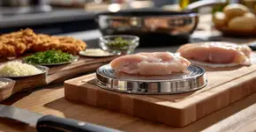 Pegue um peito de frango e tampe-o. Alguém deveria ganhar uma medalha de ouro por essa ideia