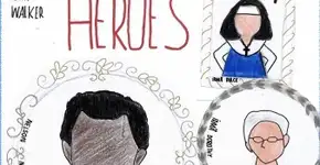 Estudantes criam revista com biografia de heróis modernos