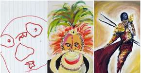 Artista mostra evolução de seus desenhos dos 3 aos 28 anos de idade