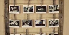 Saiba como fazer um mural de fotos com materiais reutilizados