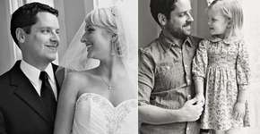 Pai e filha recriam fotos de casamento para homenagear mãe que faleceu