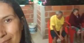 Minutos antes de encosta cair, família gravou vídeo em confraternização de Natal