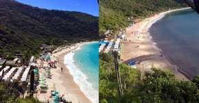 Tubulação rompe e deixa praias de Arraial do Cabo irreconhecíveis