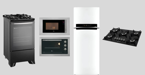 Cozinha dos sonhos: encontre os melhores fogões, geladeiras e micro-ondas com descontos de até 61%