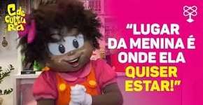 Veja o que rolou no papo entre Mc Soffia e os personagens negros da Turma da Mônica