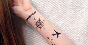 10 inspirações de tatuagens para quem ama viajar
