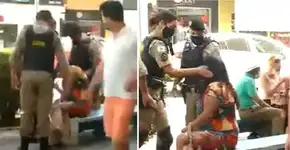 Mulher é estapeada na rua por policial militar em MG
