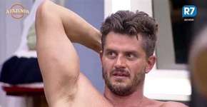 ‘A Fazenda’: Marcos usa Aritana para simular briga com Emilly