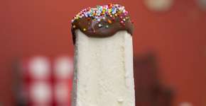 Picolé de leite em pó fácil e refrescante