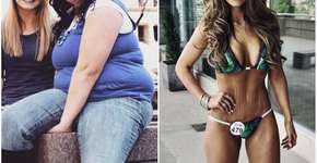 Mulher perde 60 kg e ganha competição mostrando suas estrias com orgulho