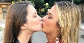 Nathalia Dill e Glamour Garcia se beijam e pedem ‘#CensuraNão’