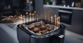 É possível colocar papel alumínio em uma Air Fryer?