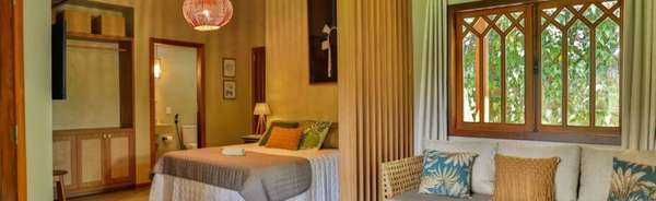 Suíte da Pousada Recanto do Arraial, e Arraial D'Ajuda