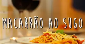 Aprenda a preparar macarrão ao sugo em apenas 10 minutos