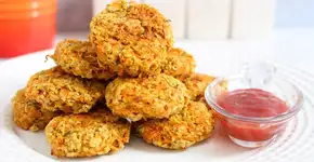 Nugget vegetariano caseiro; aprenda a fazer