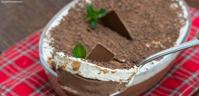 Pavê de Alpino com leite Ninho de derreter na boca e fácil de fazer