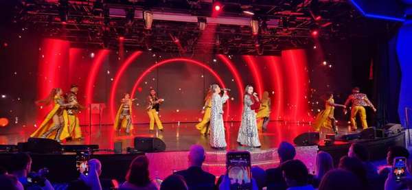 Cerimônia de inauguração do MSC Grandiosa no Brasil