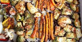 Receita de legumes assados fácil e saudável