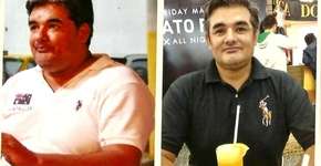 Sem bariátrica, empresário emagrece 50 quilos