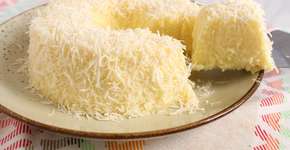 Pudim sabor beijinho com apenas 4 ingredientes