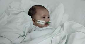 Bebê está internado com covid-19 e tem 90% do pulmão comprometido